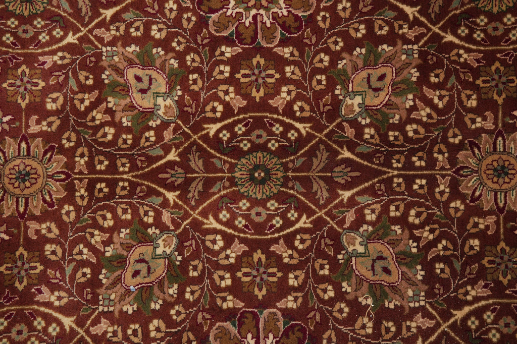 9 x 12  High Quality  Dense Wool Fine Weave India hand-knotted Rug #PIX-9151