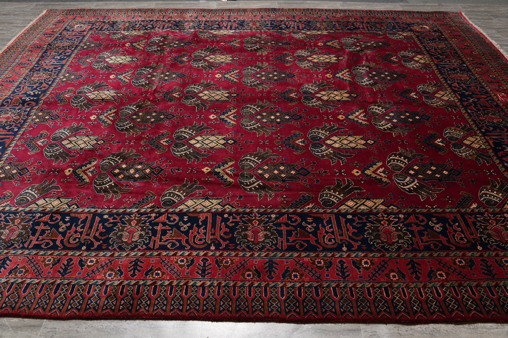 10 x 13 Authentic Persian Mashad Rug Great Quality #PIX-1064