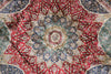 Load image into Gallery viewer, 8 x 8 Feet Octagonal Handmade Silk Fancy Signed Rug #50359