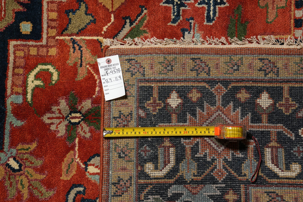 8.9 x 11.9 New Heriz Serapi Handmade India Rug #F-4578