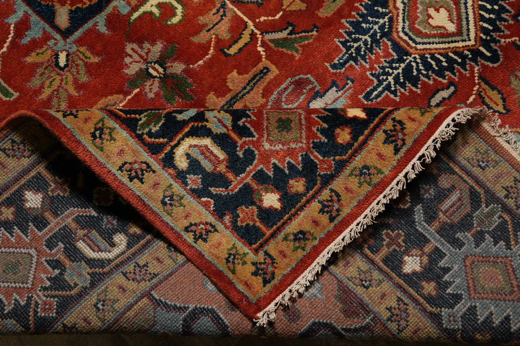 8.9 x 11.9 New Heriz Serapi Handmade India Rug #F-4578