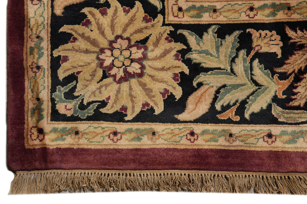 9 x 12 High Quality Wool Jaipur Rug Burgundy #PIX-25640