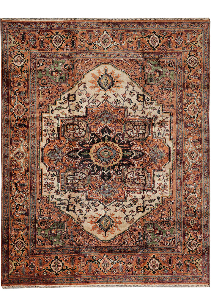 8 x 10 New Serapi Heriz Handmade India Rug