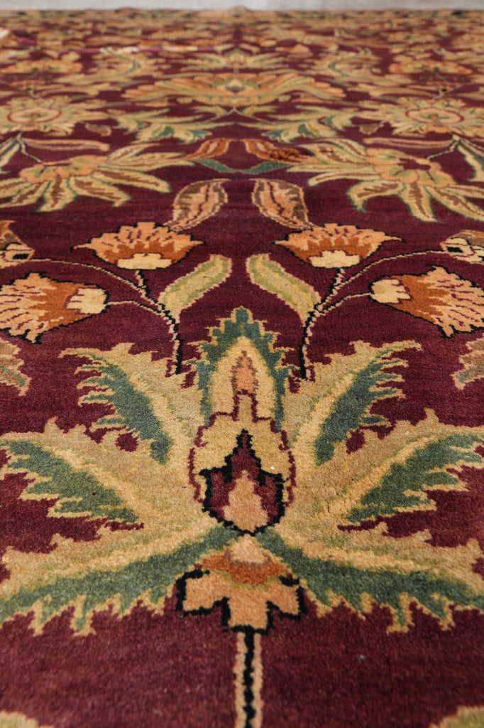 9 x 12 High Quality Wool Jaipur Rug Burgundy #PIX-25640