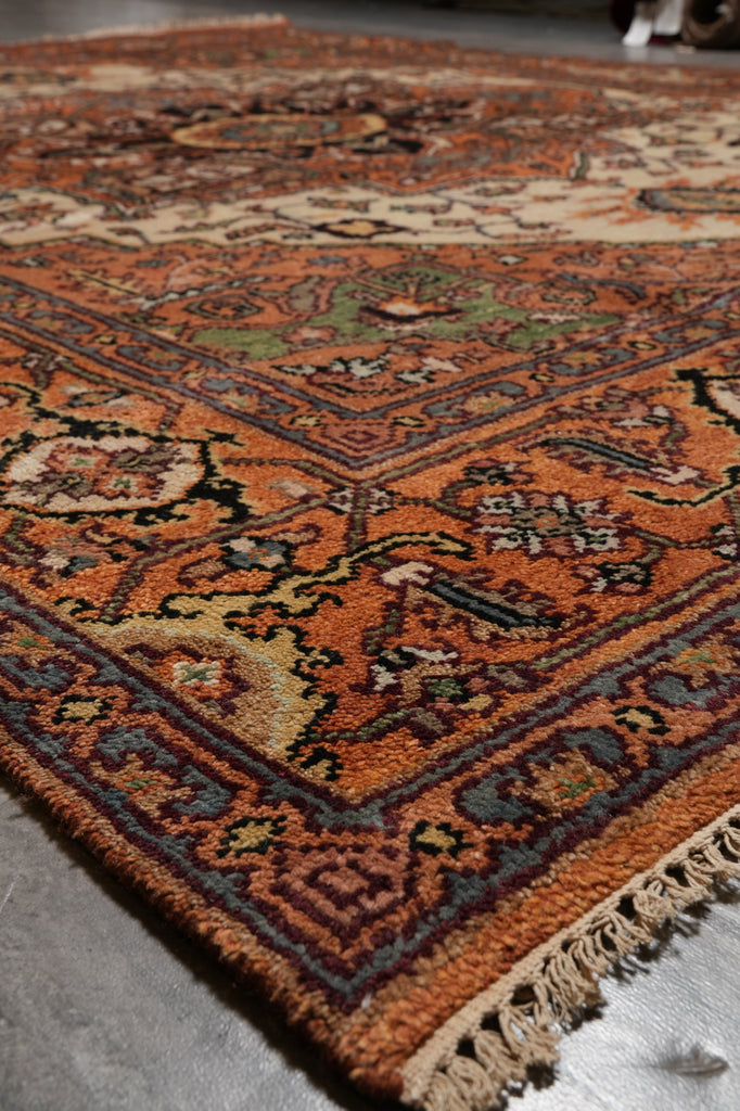 8 x 10 New Serapi Heriz Handmade India Rug #F-4579
