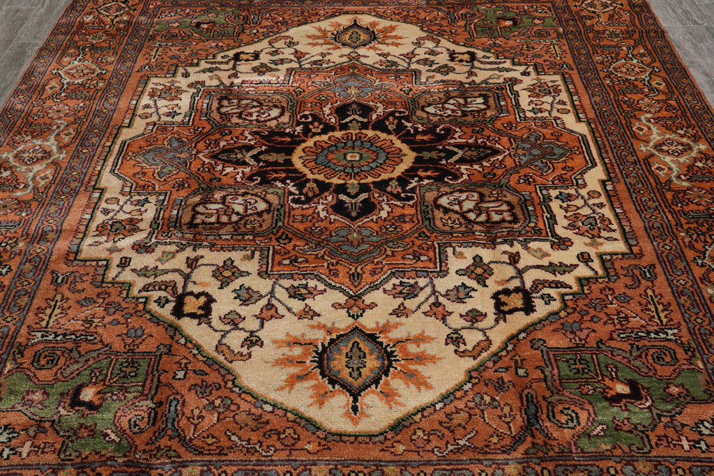 8 x 10 New Serapi Heriz Handmade India Rug #F-4579