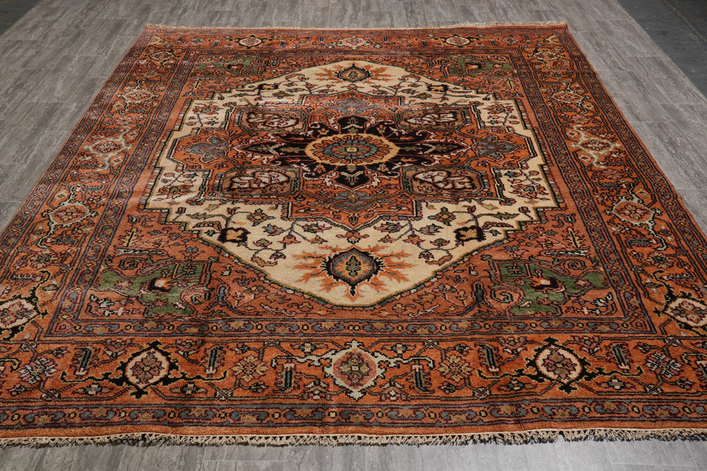 8 x 10 New Serapi Heriz Handmade India Rug #F-4579