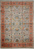 Load image into Gallery viewer, 10 x 13.9 New Reproduction Handmade Quality Wool Soltanabad Rug Light Blue Coral 