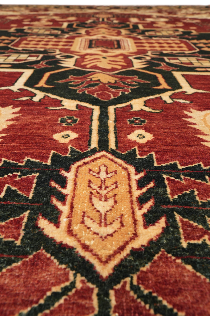 10 x 15 New Serapi Heriz Natural Ghazni Wool Handmade Afghanistan #PIX-2285