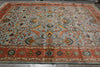 Load image into Gallery viewer, 10 x 13.9 New Reproduction Handmade Quality Wool Soltanabad Rug Light Blue Coral #F-4580