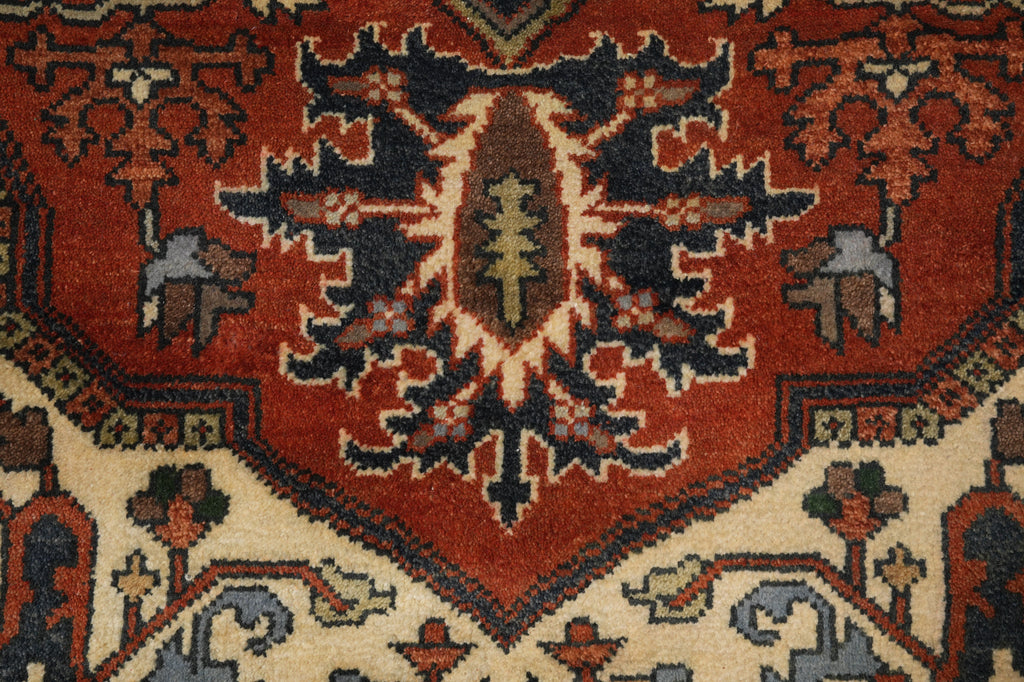 9 x 12 Nice Quality Wool Handmade Heriz Serapi Rug #F-4581