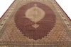 Load image into Gallery viewer, 10 x 13 Quality Wool and Silk Mahi Tabriz Rug Roby #PIX-44995