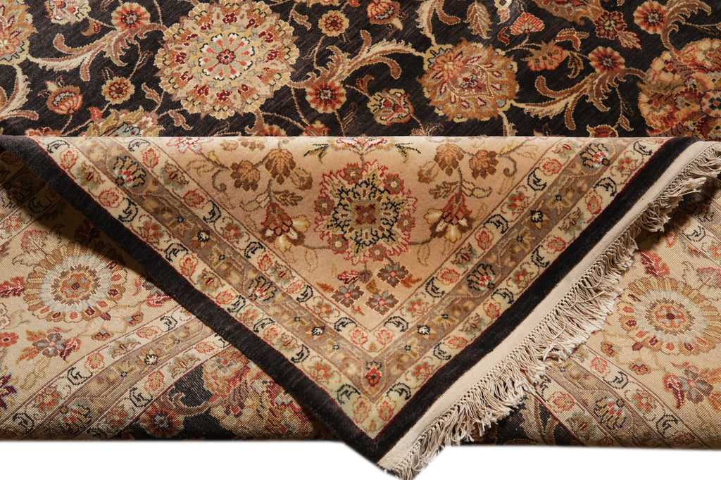 10 x 12.7 Amazing Quality Fine Weave Zigler Rug Charcoal Black #PIX-12731