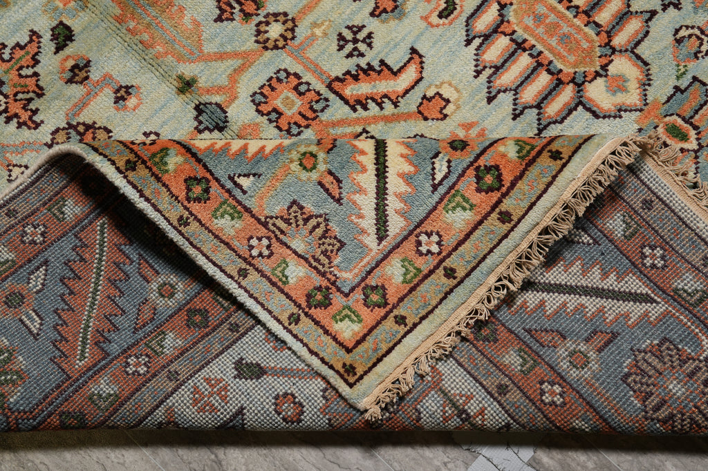 8 x 9.9 Handmade Reporoduction of Antique Soltanabad Serapi Rug #F-4583