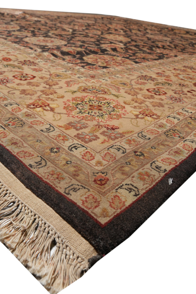 10 x 12.7 Amazing Quality Fine Weave Zigler Rug Charcoal Black #PIX-12731