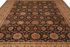Load image into Gallery viewer, 10 x 12.7 Amazing Quality Fine Weave Zigler Rug Charcoal Black #PIX-12731