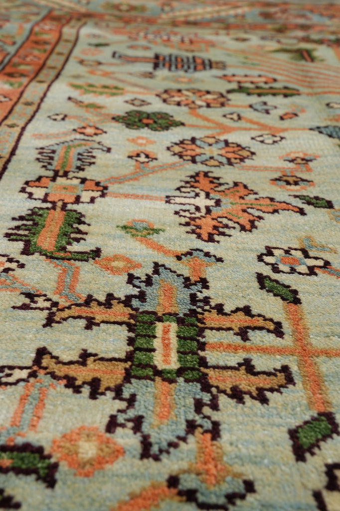8 x 9.9 Handmade Reporoduction of Antique Soltanabad Serapi Rug #F-4583