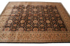 Load image into Gallery viewer, 10 x 12.7 Amazing Quality Fine Weave Zigler Rug Charcoal Black #PIX-12731