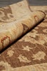 Load image into Gallery viewer, 5 x 6.6 Chobi Peshawar Ghazni Wool Rug BROWN Pakistan #PIX-22294