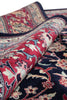 Load image into Gallery viewer, 10 x 14 Black Burgundy Fine Hand-knotted Wool and Silk Carpet #F-4372