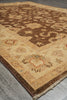 Load image into Gallery viewer, 5 x 6.6 Chobi Peshawar Ghazni Wool Rug BROWN Pakistan #PIX-22294