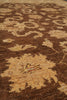 Load image into Gallery viewer, 5 x 6.6 Chobi Peshawar Ghazni Wool Rug BROWN Pakistan #PIX-22294