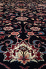 Load image into Gallery viewer, 10 x 14 Black Burgundy Fine Hand-knotted Wool and Silk Carpet #F-4372