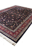 Load image into Gallery viewer, 10 x 14 Black Burgundy Fine Hand-knotted Wool and Silk Carpet #F-4372