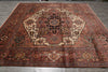 Load image into Gallery viewer, 9.9 x 10 Square Rug Heriz Serapi Handmade India #F-4584