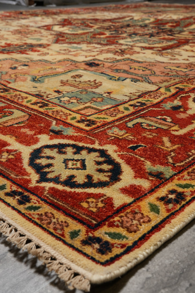 8.8 x 12 New Serapi Rug Handmade India Clearance Sale #F-4585
