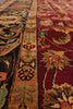 Load image into Gallery viewer, 9.3 x 13.4 Quality Handmade Dense Lustrous Wool Burgundy Jaipur Rug  #PIX-8670