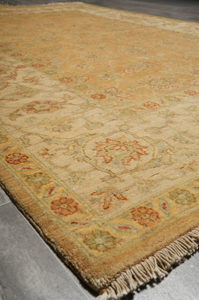 5.7 x 8 Peshawar Oushak Design Rug-Pakistan #PIX-13806