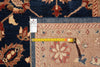 Load image into Gallery viewer, 9.3 x 11.8 Decorative Quality Handmade Zigler Chobi Rug Blue Rust #PIX-8479