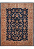 Load image into Gallery viewer, 9.3 x 11.8 Decorative Quality Handmade Zigler Chobi Rug Blue Rust
