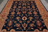 Load image into Gallery viewer, 9.3 x 11.8 Decorative Quality Handmade Zigler Chobi Rug Blue Rust #PIX-8479