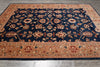 Load image into Gallery viewer, 9.3 x 11.8 Decorative Quality Handmade Zigler Chobi Rug Blue Rust #PIX-8479