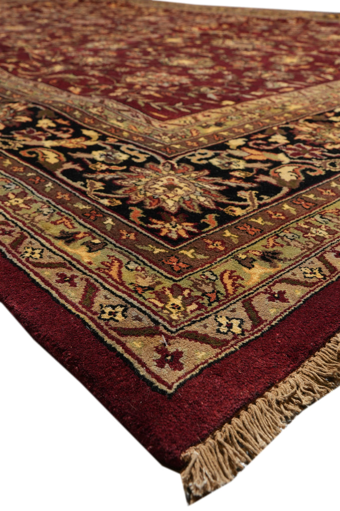 9.9 x 14 High Quality New Jaipur Rug Burgundy Black #PIX-3827