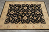 Load image into Gallery viewer, 5 x 7 Chobi Peshawar Ziegler Rug BLACK - Pakistan #PIX-20218