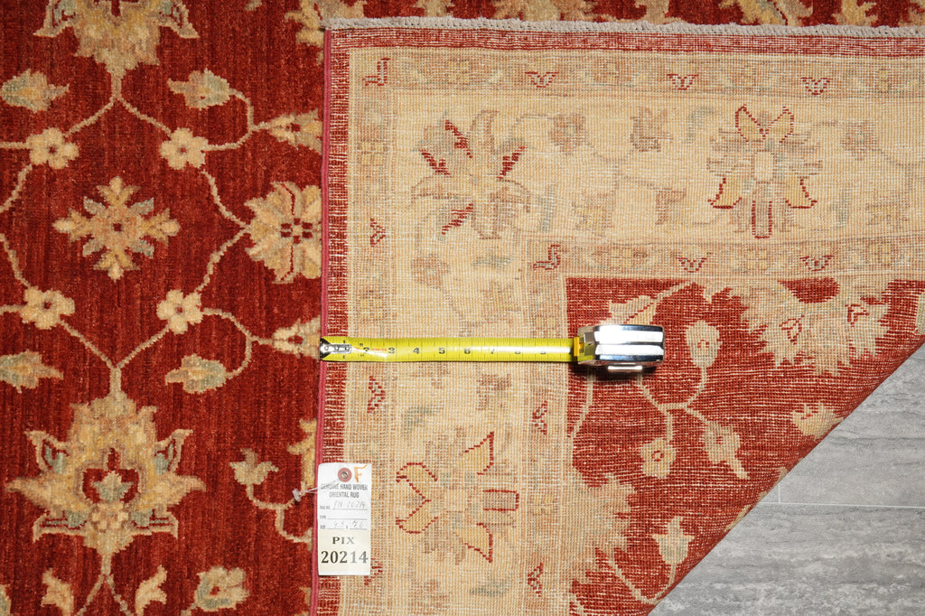 4.9 x 7.6 Warm Ziegler Chobi Peshawar Rug - Pakistan #PIX-20214