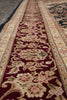 Load image into Gallery viewer, 9 x 13 Black Wool and Silk Burgundy Sino Tabriz Fine Quality Rug #PIX-14840