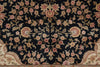 Load image into Gallery viewer, 9 x 13 Black Wool and Silk Burgundy Sino Tabriz Fine Quality Rug #PIX-14840