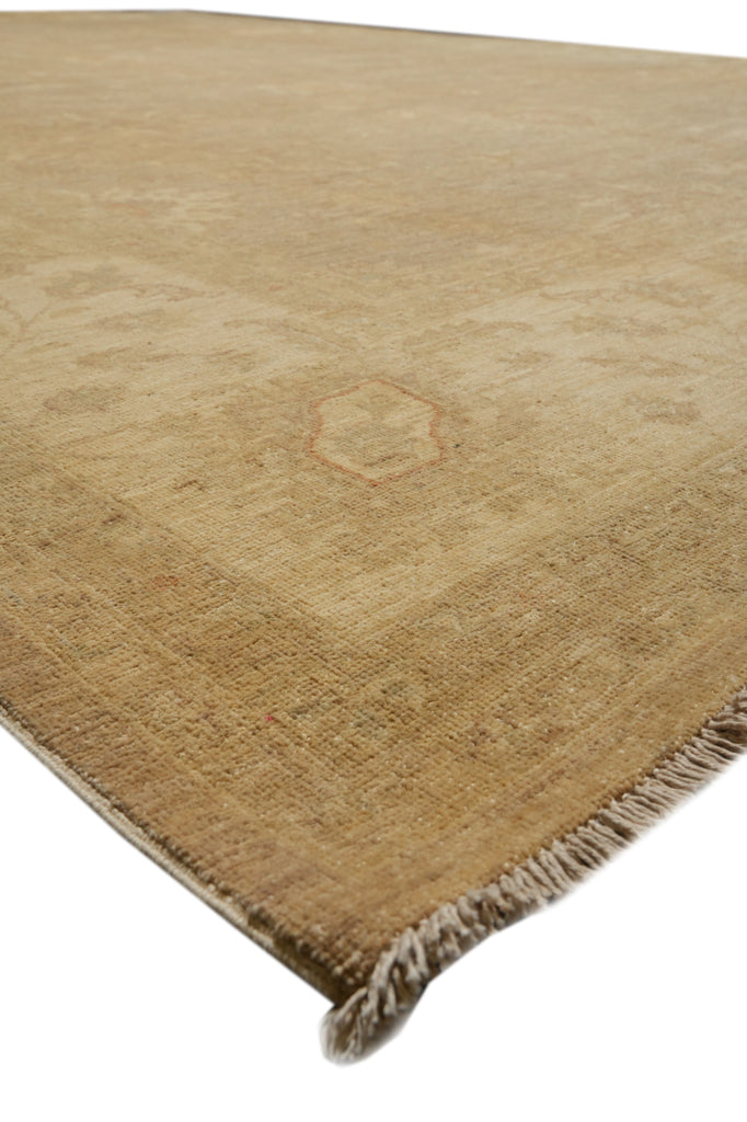 10 x 13.8 Warm Neutral Natural Wool Zigler Rug #PIX-25256