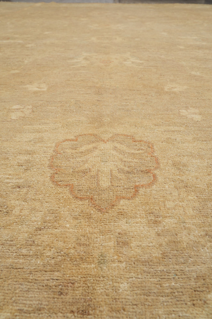10 x 13.8 Warm Neutral Natural Wool Zigler Rug #PIX-25256