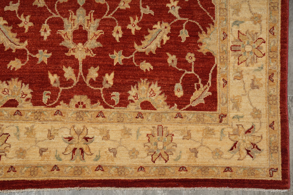 4.9 x 7.6 Warm Ziegler Chobi Peshawar Rug - Pakistan #PIX-20214