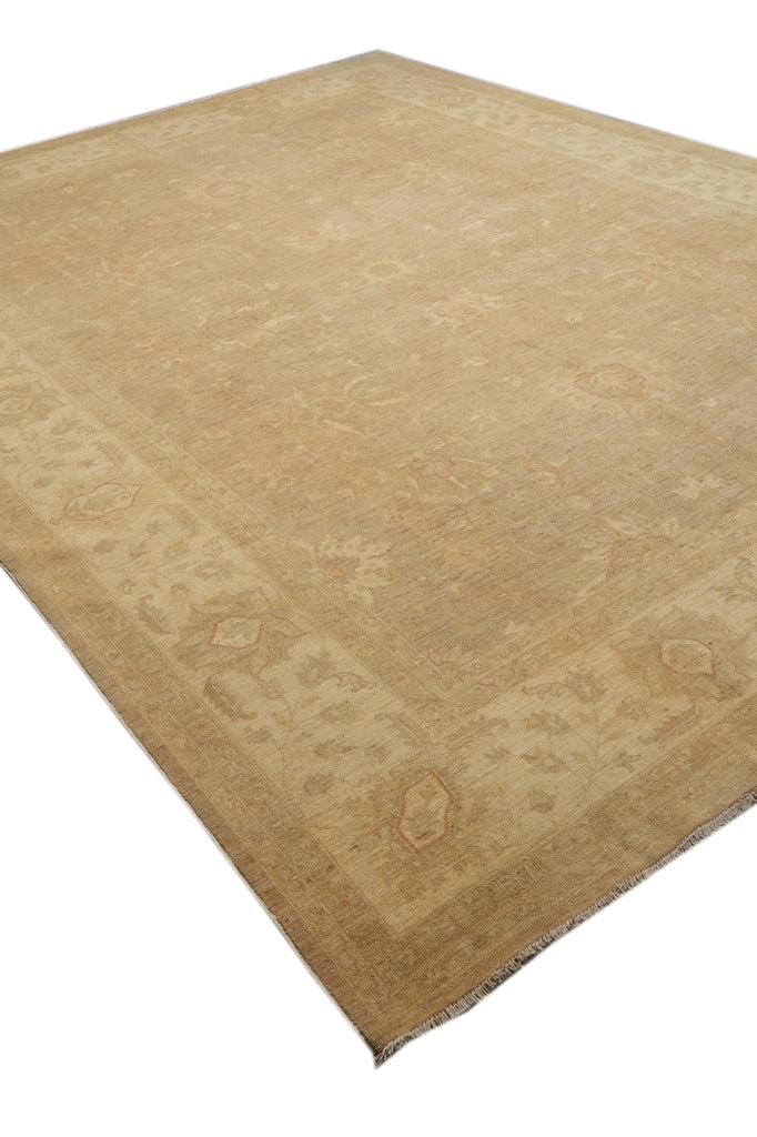 10 x 13.8 Warm Neutral Natural Wool Zigler Rug #PIX-25256