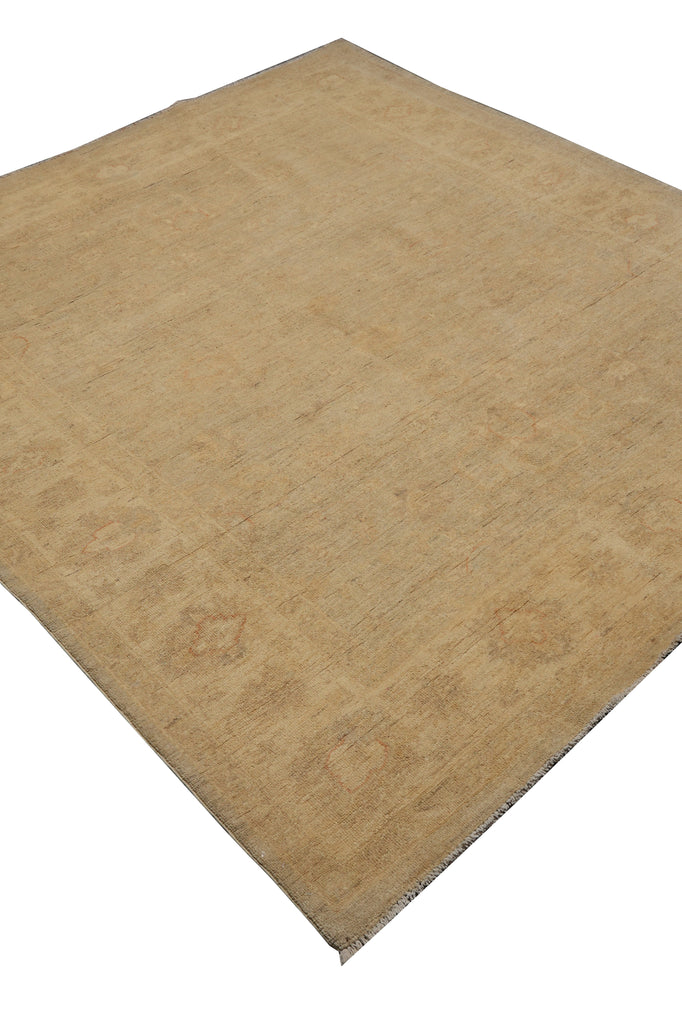 6 x 6.6 Muted Handmade Oushak Rug Square Rug #F-4314