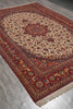Load image into Gallery viewer, 6.8 x 10.4 Authentic Finest Persian Esfahan Signed Seirafian Rug Wool and Silk on Silk 500 Kpsi #F-4586