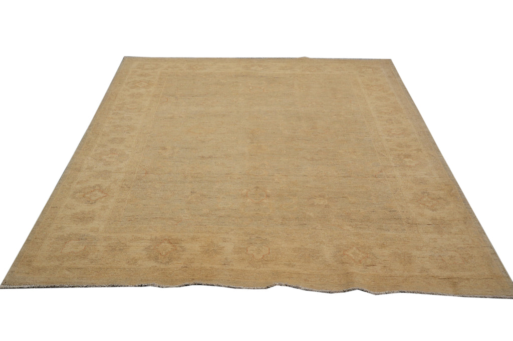 6 x 6.6 Muted Handmade Oushak Rug Square Rug #F-4314