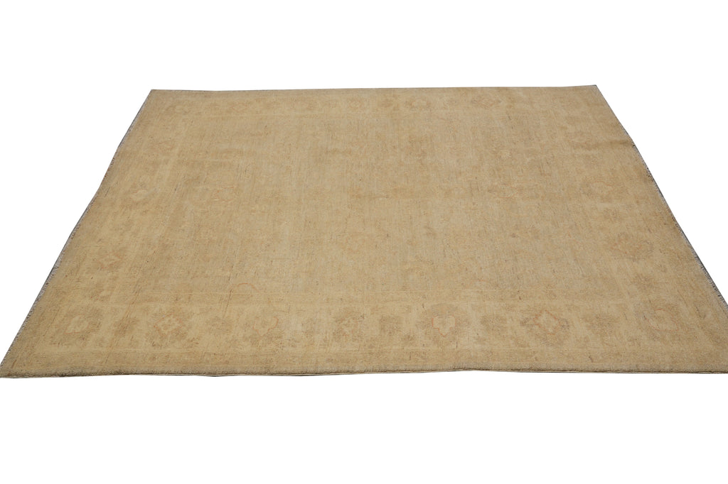 6 x 6.6 Muted Handmade Oushak Rug Square Rug #F-4314