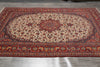 Load image into Gallery viewer, 6.8 x 10.4 Authentic Finest Persian Esfahan Signed Seirafian Rug Wool and Silk on Silk 500 Kpsi #F-4586
